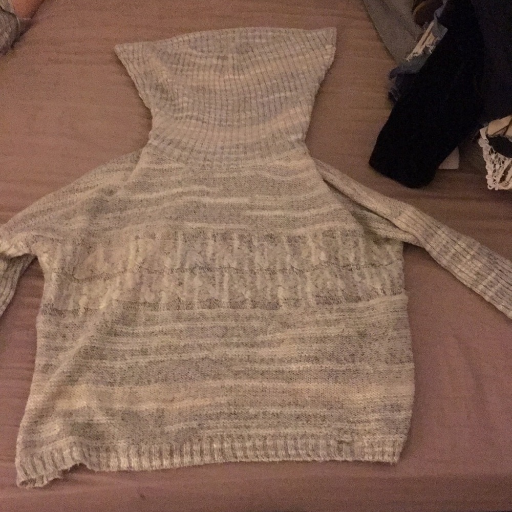 Cowl neck sweater